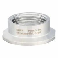 IFM Threaded Adapter for Pressure Sensors: 1-1/2 in Triclamp/1 in Triclamp, G 1 Aseptoflex Vario (MPN E33208)