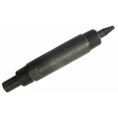 This pH electrode features a flat tip for surface, semi-solid, and viscous sample testing. The double junction resists clogging, and the Ryton PPS body provides chemical resistance. Range is 0 to 14 pH. Connection is via tinned leads with a 3.05 m cable.