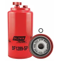 BALDWIN FILTERS Fuel Filter: Spin-On, 3 11/16 in Outside Dia, M22-1.50 Thread Size, Cellulose (MPN BF1289-SP)