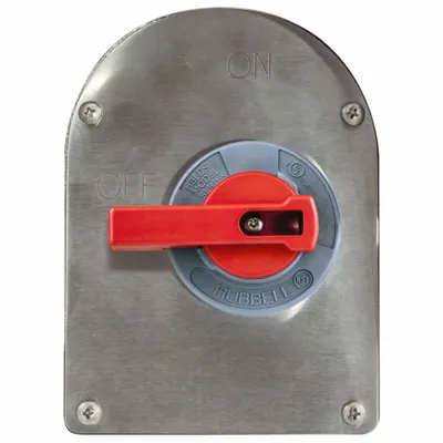 HUBBELL Replacement Cover: 600V AC - Enclosure Covers