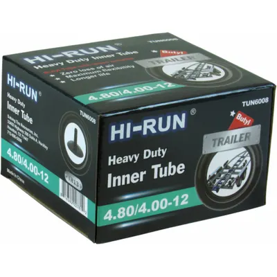 HI-RUN Trailer tire tube: Trailers, 4.80/4.00-12 Compatible Tire Size, TR13 - Tire Inner Tubes