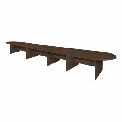 REGENCY Conference Table: Oval, Laminate/Melamine, Neo Walnut, 264 in Overall Lg - Oval Conference Tables
