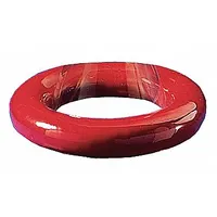SP SCIENCEWARE Flask Stabilizer Ring: Red, Coated Lead, 0.74 in Inside Dia, 2 in Outside Dia, Vinyl (MPN F18307-0003)