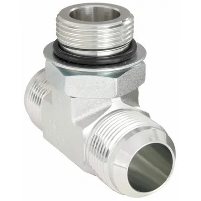 AEROQUIP 203003-12-12S ORB-to-JIC Steel Hydraulic Hose Adapter - ORB-to-JIC Steel Hydraulic Hose Adapters