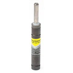 Gas spring providing 148 lbf force with M6 rod thread and 2 5/8 in extended length. Supplied without end fittings. Used for controlled lifting and damping in industrial equipment such as machine guards, hatches, and access panels.