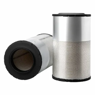 FLEETGUARD Automotive Air Filter: Round-Oval, Engine, Radial Seal, 12 3/16 in Outside Dia - Round/Oval Engine Air Filters