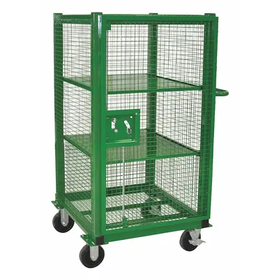 SOUTHWIRE Security Cart: 1,500 lb, 30 in L x 25 in W Self - General Purpose Wire Security Carts