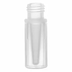 APPROVED VENDOR 09-1300-100 Polypropylene Chromatography Vial, 0.3 mL, 12 mm Body Dia, Conical Bottom, Self-Standing, Non-Sterile