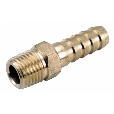 OEM APPROVED VENDOR Low-Lead Brass Rigid Barbed Hose Fitting - Low-Lead Brass Multipurpose (Air, Water, Chemical) Rigid Barbed Hose Fittings