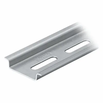 WAGO 210-112 DIN-Rail Mounting Track, Steel, 320 g