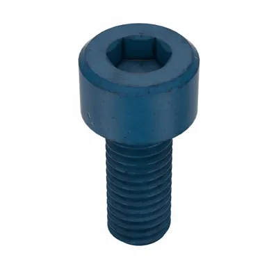 METRIC BLUE Socket Head Cap Screw: M5x0.80 Thread Size, 12 mm Lg, Std, Blue Phosphate - Metric System Standard Socket Head Cap Screws