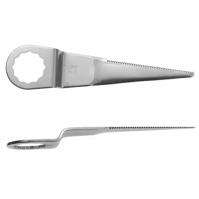 FEIN Oscillating Scraper Blade: 2 1/4 in Blade Wd, 4 3/4 in Blade Lg, Pointed - 12-Point Mounted Blades