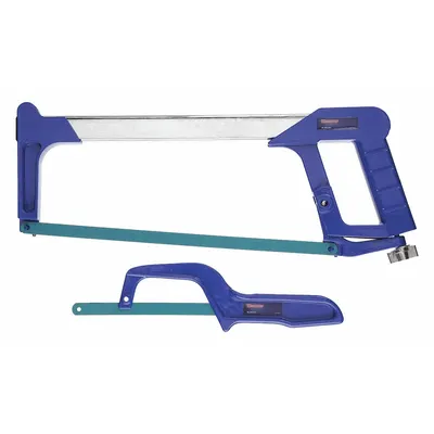 WESTWARD Hacksaw Kit: 10 in, 12 in Blade Lg, Steel, 24 - Saw Sets