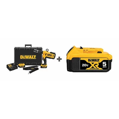 DEWALT DCE200M2/DCB205 20V MAX* Pistol-Grip Press Tool Kit - DEWALT Press Fitting Tools