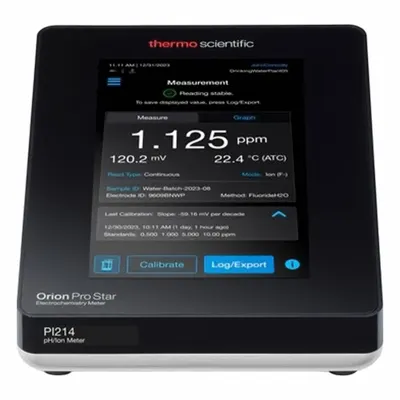 THERMO SCIENTIFIC pH Meter: ORP/pH/Temp, Electrodes Sold Separately - Benchtop pH Meters