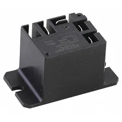 Switching relay for HVACR systems, used to control electrical loads such as compressors, fans, and pumps. Suitable as a replacement component in commercial and industrial heating, ventilation, air conditioning, and refrigeration equipment.