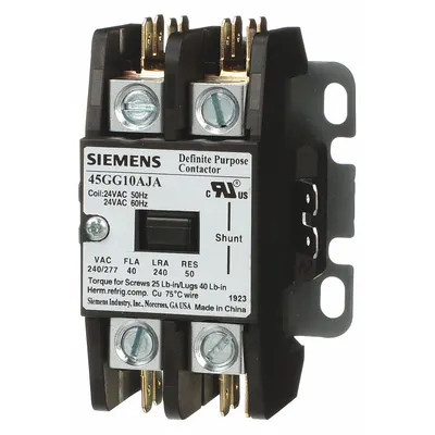 Siemens 42 Series Non-Reversing Definite Purpose Contactor - Non-Reversing Definite Purpose Contactors