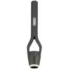 This SAE hollow arch punch features a hexagon shape and is used for cutting clean holes in sheet metal. It has a 1 in taper length and an overall length of 4-1/2 in. Suitable for metalworking and fabrication tasks.