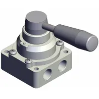 Hand Valve: VH Series, Lever Actuator, 1/4 in BSPT, Side-Ported Body, 1 MPa Op Pressure - Max (MPN VH201-02)