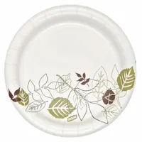 DIXIE Disposable Paper Plate: Multi, Medium-Wt, 6 7/8 in Disposable Plate Size, 1,000 PK (MPN UX7PATH)