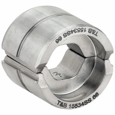 THOMAS & BETTS Upper and Lower Crimping Die: 300 kcmil Copper/4/0 AWG Aluminum, 1 Sizes - Thomas & Betts Replacement Crimping Dies