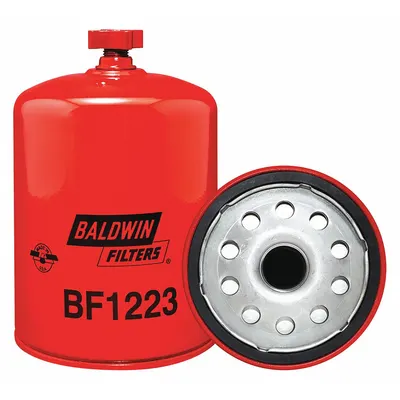 BALDWIN FILTERS Fuel Filter: Spin-On, 4 1/4 in Outside Dia, 1"-14 Thread Size, Cellulose - Spin-On Fuel Filters