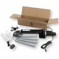 DYNA-LIFT Hydraulic Lift Kit: 12 in Stroke, Electric, 1,000 lb System Load Rating, Caster (MPN 4E-D1C-12-S)