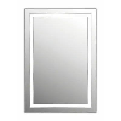 WINGITS WAT2436LED Lighted Vanity Bathroom Mirror - Lighted Vanity Bathroom Mirrors