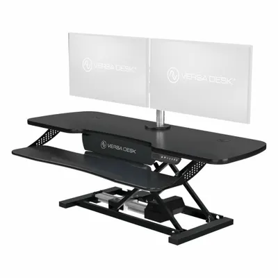 VERSADESK VDPPE4824-BB Electronic Standing Desk Converter - Electronic Standing Desk Converters
