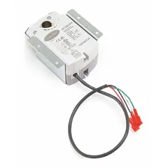 Actuator motor for HVACR systems, used to control damper or valve positioning. Suitable for commercial heating, ventilation, and air conditioning equipment to regulate airflow or fluid flow. Designed as a replacement component for pumps, valves, and tubing systems.