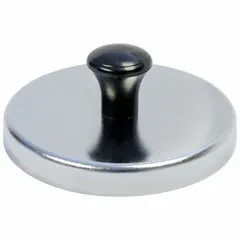 This cup ceramic magnet features a holding style with an encased handle for easy handling. With a 3 3/16 in outside diameter and 0.42 in thickness, it delivers a maximum pull force of 47.5 lbf. Suitable for light-duty lifting and positioning of ferrous materials in industrial settings.