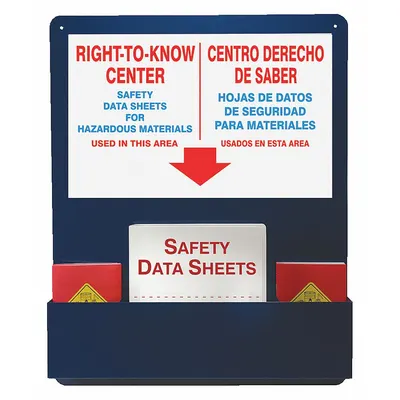 ACCUFORM Information Center: Information Center, 24 in Overall Ht, 30 in Overall Wd - Safety