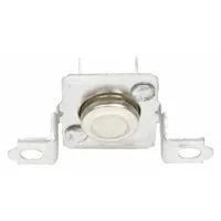 Thermal fuse for Frigidaire washing machines and dryers. Interrupts electrical current when appliance overheats, protecting against fire and component damage. Opens circuit at preset temperature. Genuine OEM part