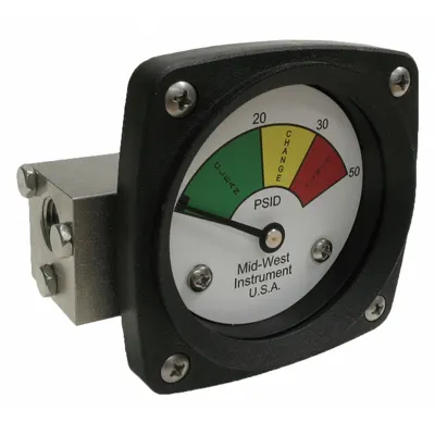 MIDWEST INSTRUMENT 522S-050V Differential Pressure Indicator - Differential Pressure Indicators