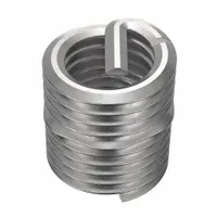 Screw-locking tanged helical insert made from 18-8 stainless steel with dry film lubricant finish. Thread size 5/16"-24 fine, right-hand direction. Tensile strength 200,000 to 250,000 psi. Requires STI tap size 5/16"-24. Used to repair or reinforce tapped threads in metal applications