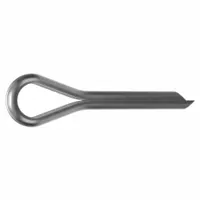 Cotter Pin,3/16 in dia,1 in L,PK25: Extended Prong, Inch, 3/16 in Pin Dia, 1 in Shank Lg, 316, 25 PK (MPN WWG-187-1000-80)