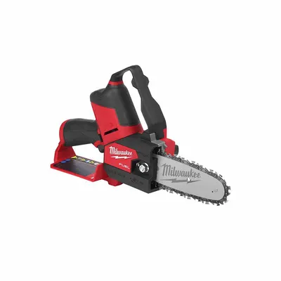 MILWAUKEE Battery-Powered Chainsaw: 6 in Bar Lg, Rear Handle, Auto Chain Oiler - Battery-Powered Chainsaws