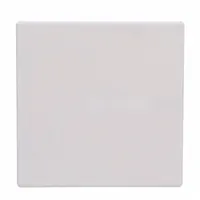 This latching access door from WATTS measures 8 inches in width and height, constructed of white unfinished polystyrene with a concealed hinge. Designed for ceiling mounting, it provides a low-profile opening for accessing building systems such as HVAC controls, plumbing valves, or electrical junctions