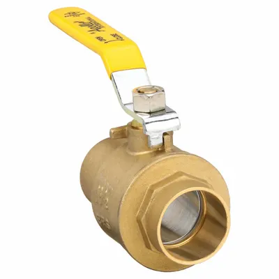 APOLLO Manual Two-Way Ball Valve: 1 1/2 in, Brass, Straight, Sweat x Sweat - Brass Ball Valves