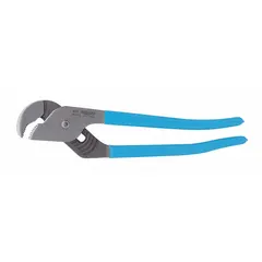 13 1/2 in overall length, 2 in max jaw opening, serrated groove joint. Used for gripping and turning pipes, fittings, and fasteners in plumbing and mechanical work.