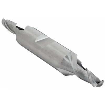 YG-1 Square End Mill: Carbide, Double End, 2 Flute, 1/8" Mill Dia, 3/8" LOC - Double-End Carbide Square End Mills