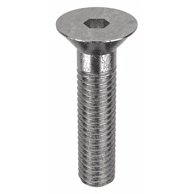 FOREVERBOLT Socket Flat Head Screw: 3/8"-16 Thread Size, 1 1/2 in Lg, Flat, NL-19, Stainless Steel - Flat Head Socket Cap Screws