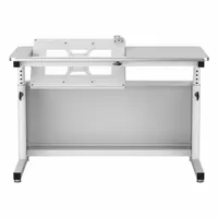 VERSADESK Standing Desk: White, Wood, 48 in Overall Wd, 24 in Overall Dp, 36 in Max Desktop Ht (MPN RST4824-WW)