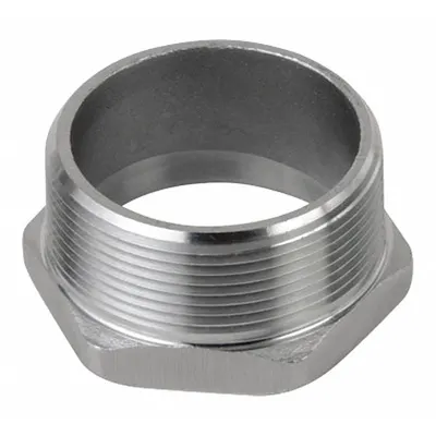 CALBRITE Threaded Chase Nipple: 3 in Trade Size, 316 Stainless Steel - Threaded Chase Nipples