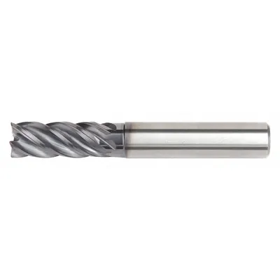 WIDIA HANITA Square End Mill: Carbide, AlTiN Coated, 5 Flute, 10 mm Mill Dia, 22 mm LOC - Reduced-Neck Fast-Cutting Carbide Square End Mills for Stainless Steel & Super Alloys