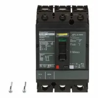 Molded Case Circuit Breaker: 15 A Amps, 65kA at 240V AC, Fixed, Line/Load Lug, ABC, 3 Poles, 600V AC (MPN HGL36015)