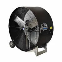 SCHAEFER Circulating Fan: 42 in Blade Dia, 115V AC, Mobile, 1 hp, Belt Drive, Polyethylene (MPN VKM42-2-B-O)