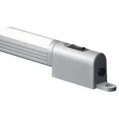 This RITTAL LED Compact System light is constructed from aluminum and designed for integral through-wiring, enabling continuous illumination across multiple enclosures. It features Max EMC Capacity for reduced electromagnetic interference. Suitable for use in electrical enclosures, control panels, and automation systems.