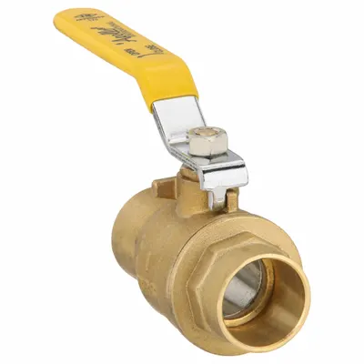 APOLLO Manual Two-Way Ball Valve: 1 in, Brass, Straight, Sweat x Sweat - Brass Ball Valves