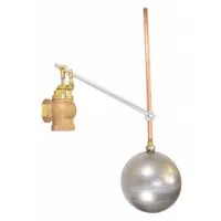 APPROVED VENDOR Float Valve Assembly: For Water Media, Angle Valve Body, Cylindrical, Bronze, FNPT (MPN AHL150-GR)